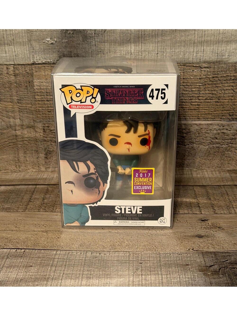 Stranger Things Steve Harrington Funko Pop #475 With soft protector.